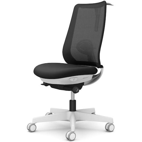 ■OKAMURA ポータム,肘なし,背メッシュ,スタンダードタイプ,ホワイトボディ,ハンガー有,ランバー有,ウレタンキャスター〔品番:CF12ZZFKA1〕【5860544:0】[送料別途見積り][法人・事業所限定][外直送][店頭受取不可]