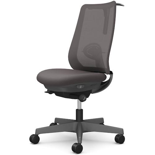 ■OKAMURA ポータム,肘なし,背メッシュ,スタンダードタイプ,ダークグレーボディ,ハンガー有,ランバー有,ウレタンキャスター〔品番:CF12ZEFKA2〕【5862195:0】[送料別途見積り][法人・事業所限定][外直送][店頭受取不可]