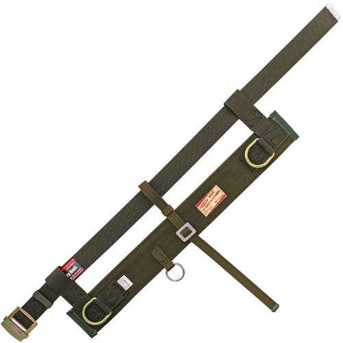■TSUYORON ワークポジショニング用器具 傾斜面作業用ベルト B-2 深緑 Lサイズ 重作業用軽量タイプ〔品番:WPB2ODLBX〕【5930185:0】[送料別途見積り][法人・事業所限定][掲外取寄][店頭受取不可]