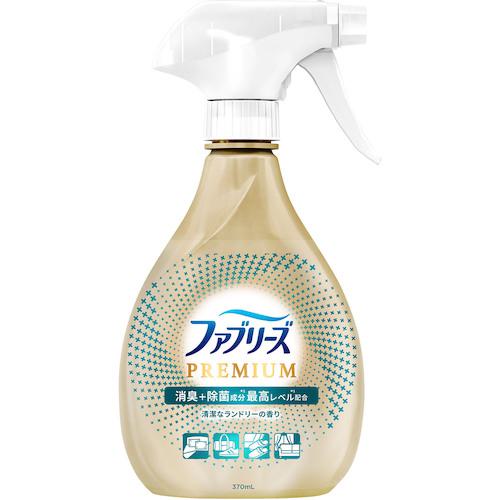 ■P&G ファブリーズ W除菌+消臭 PREMIUM 清潔なランドリーの香り 本体 370ml《12個入》〔品番:414276〕【5951419×12:0】[送料別途見積り][掲外取寄][店頭受取不可]