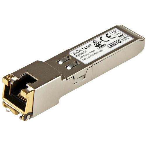 ■StarTech SFPモジュール/HPE製JD089B互換/1000BASE-T準拠/RJ45銅線トランシーバー〔品番:JD089BST〕【5954334:0】[法人・事業所限定][直送元][店頭受取不可]