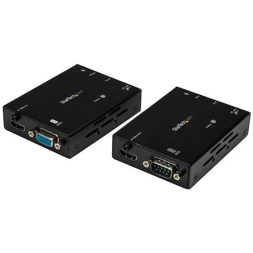 ■StarTech HDMIエクステンダー/4K UHD解像度/Cat 5e & 6/HDBaseT対応/PoE/RS232Cシリアル延長〔品番:ST121HDBTL〕【5954336:0】[法人・事業所限定][直送元][店頭受取不可]｜ホームセンターバロー　店