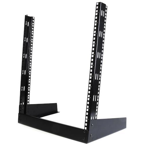 ■StarTech サーバーラック/オープンフレーム/2支柱/12U/卓上用自立型/ネットワーク機器 ラック〔品番:RK12OD〕【5954392:0】[法人・事業所限定][外直送元][店頭受取不可]｜ホームセンターバロー　店