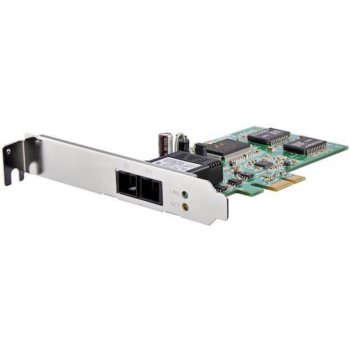 ■StarTech ネットワークアダプターカード/PCI Express x1/1ポート/ギガビット光ファイバー LANカード〔品番:PEX1000MMSC2〕【5974874:0】[法人・事業所限定][外直送元][店頭受取不可]