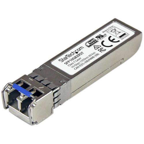 ■StarTech SFP+モジュール/MSA対応アンコード/10GBASE-ZR準拠/光トランシーバー/1550nm/DDM〔品番:SFP10GBZRST〕【5976420:0】[法人・事業所限定][直送元][店頭受取不可]