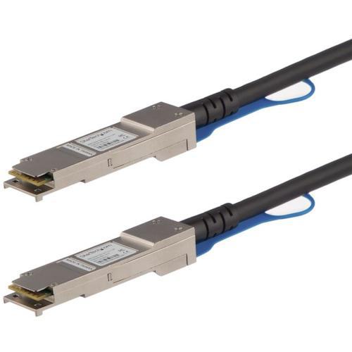 ■StarTech DAC Twinaxケーブル/1m/MSA対応アンコード/40Gbps/銅線ダイレクトアタッチケーブル〔品番:QSFP40GPC1M〕【5977949:0】[法人・事業所限定][直送元][店頭受取不可]