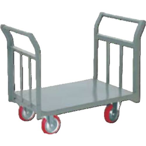 ■ヨドノ 両袖運搬車 900×600仕様プレス製車輪付〔品番:NO.30P〕【6011379:0】[送料別途見積り][法人・事業所限定][外直送][店頭受取不可]
