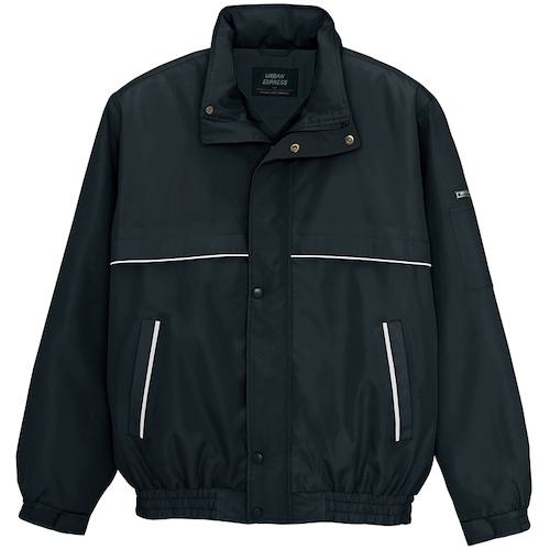 ■アイトス 中綿ブルゾン(男女兼用) AZ1961 ブラック L〔品番:AZ1961110L〕【6012121:0】[送料別途見積り][掲外取寄][店頭受取不可]