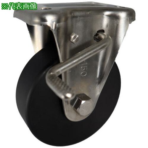 ■ヨドノ 導電MCナイロン車輪(ベアリング入)ステンレス製固定金具ストッパー付〔品番:EMCKAB200CD〕【6013022:0】[送料別途見積り][掲外取寄][店頭受取不可]｜ホームセンターバロー　店