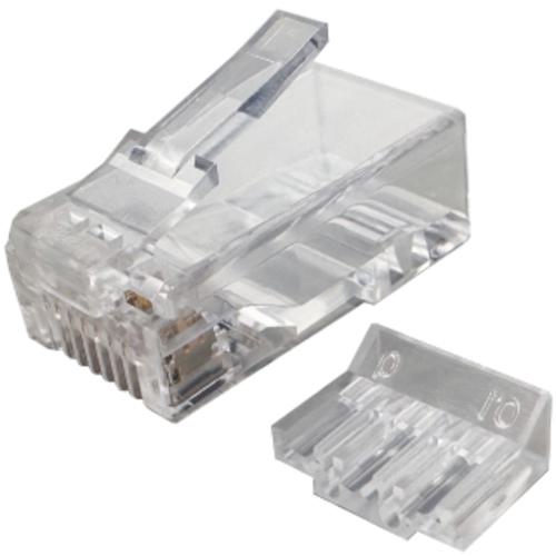 ■JEFCOM カテゴリー6 モジュラープラグ(単線・より線共用タイプ)〔品番:M62P865〕【6015045:0】[送料別途見積り][掲外取寄][店頭受取不可]
