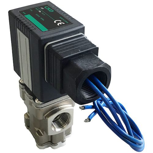 ■CKD 直動式2ポート電磁弁(マルチフィット[[R上]])〔品番:FFB5208A4S3E5〕【6023427:0】[送料別途見積り][掲外取寄][店頭受取不可]