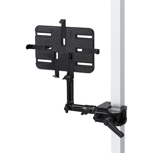 ■SANWA 7~11インチ対応タブレットアーム(クランプ式・4関節)〔品番:CRLATAB22N〕【6025753:0】[法人・事業所限定][直送元][店頭受取不可]