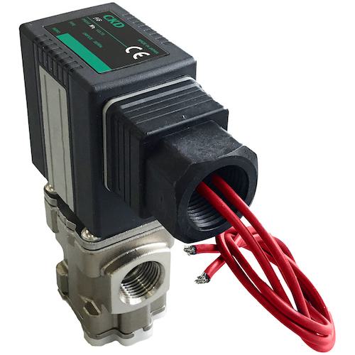 ■CKD 直動式2ポート電磁弁(マルチフィット[[R上]])〔品番:FFB5210A5J3F6〕【6029826:0】[送料別途見積り][掲外取寄][店頭受取不可]