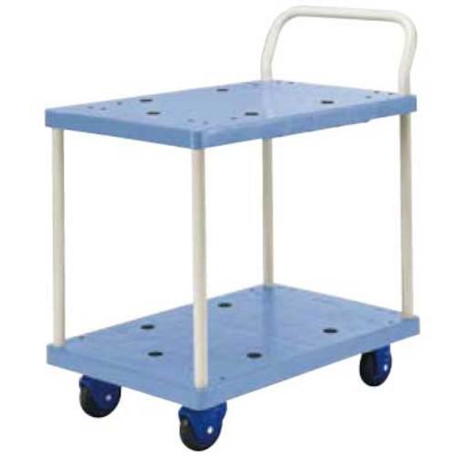■ヨドノ 樹脂製ポータブルカー 2段式〔品番:101PC〕【6034106:0】[送料別途見積り][法人・事業所限定][外直送][店頭受取不可]｜ホームセンターバロー　店