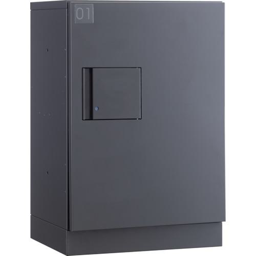 ■DAIKEN 集合住宅向け宅配ボックス 防滴仕様 プッシュ錠タイプ Sボックス×1 ダークグレー〔品番:TBXF1SGG〕【6035091:0】[送料別途見積り][法人・事業所限定][外直送][店頭受取不可]