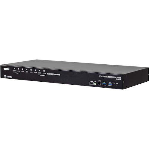 ■ATEN 8ポート USB・HDMI KVMスイッチ(4K、USB 3.0対応)〔品番:CS18208〕【6035152:0】[法人・事業所限定][直送元][店頭受取不可]｜ホームセンターバロー　店