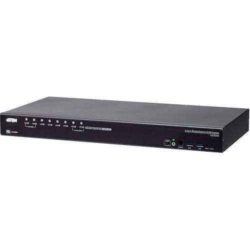 ■ATEN 8ポート USB・DisplayPort KVMスイッチ(4K、USB 3.0対応)〔品番:CS19208〕【6035162:0】[法人・事業所限定][直送元][店頭受取不可]｜ホームセンターバロー　店