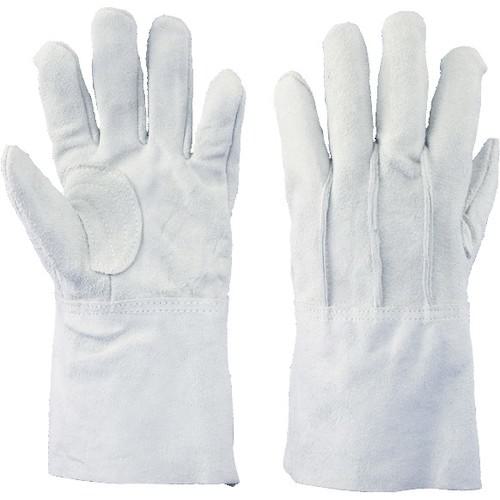 ■日光物産 溶接用牛床革手袋(袖中長タイプ) 8702-5《10双入》〔品番:2484501〕【6069120×10:0】[送料別途見積り][法人・事業所限定][外直送][店頭受取不可]