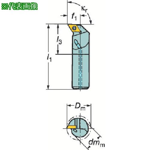 ■SANDVIK コロターン111 ポジチップ用ボーリングバイト(480)〔品番:E16RSDUPR07R〕【6069436:0】[店頭受取不可]
