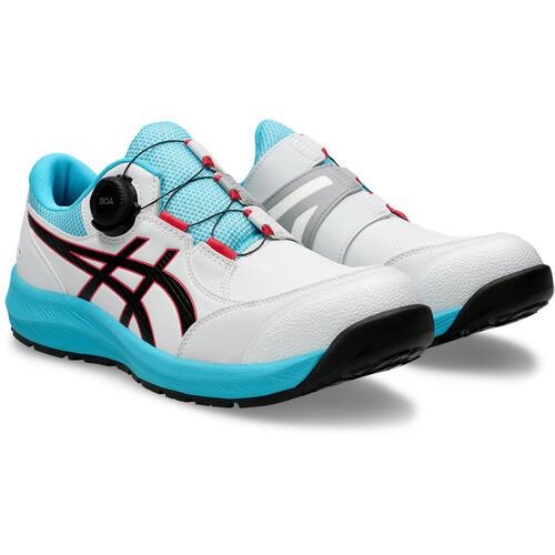 ■ASICS ウィンジョブCP309 BOA ホワイト×ブラック 27.5cm〔品番:1273A095.10027.5〕【6070841:0】[店頭受取不可]
