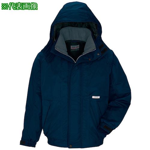 ■アイトス 光電子防寒ブルゾン(男女兼用) AZ6161 ネイビー 5L〔品番:AZ61610085L〕【6077898:0】[送料別途見積り][掲外取寄][店頭受取不可]