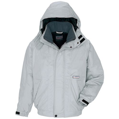 ■アイトス 光電子防寒ブルゾン(男女兼用) AZ6161 グレー L〔品番:AZ6161003L〕【6077907:0】[送料別途見積り][掲外取寄][店頭受取不可]｜ホームセンターバロー　店