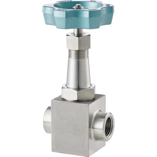 ■Fujikin 一般調整CV値7.9 SUS鋼製ニードルバルブ 3.92MPa UH-14〔品番:UH14F〕【6093437:0】[送料別途見積り][法人・事業所限定][外直送][店頭受取不可]