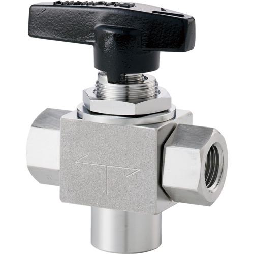 ■Fujikin ステンレス鋼製 ボールバルブ 16.2MPa FUBVT-115 FINE series PURE〔品番:FUBVT115C〕【6096372:0】[送料別途見積り][法人・事業所限定][外直送][店頭受取不可]