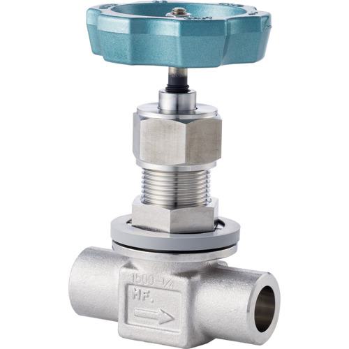 ■Fujikin SUS鋼製ニードルバルブ 外ねじ式UH51500〔品番:UH51500HPD〕【6096397:0】[送料別途見積り][法人・事業所限定][外直送][店頭受取不可]