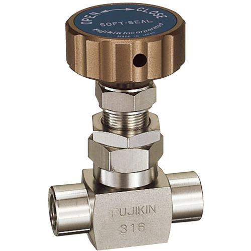 ■Fujikin SUS鋼製ディスクバルブ 4.9MPa FUD-15 FINE series PURE〔品番:FUD15A〕【6096405:0】[送料別途見積り][法人・事業所限定][外直送][店頭受取不可]