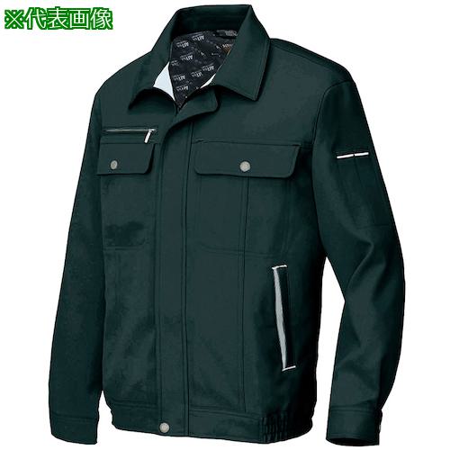 ■アイトス 長袖ブルゾンB(男女兼用)AZ6560 ブラック×シルバーグレー 5L〔品番:AZ65600105L〕【6096819:0】[送料別途見積り][掲外取寄][店頭受取不可]