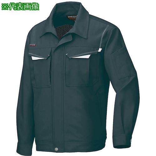 ■アイトス 長袖ブルゾンA(男女兼用)AZ6550 ブラック×シルバーグレー S〔品番:AZ6550010S〕【6096884:0】[送料別途見積り][掲外取寄][店頭受取不可]