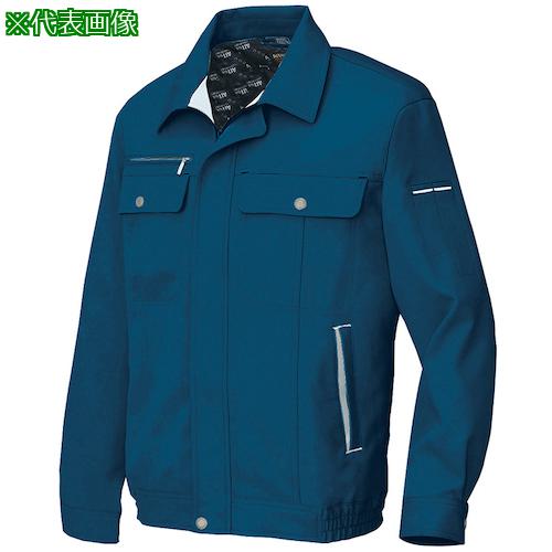 ■アイトス 長袖ブルゾンB(男女兼用)AZ6560 フォレストネイビー×シルバーグレー 5L〔品番:AZ65600885L〕【6097072:0】[送料別途見積り][掲外取寄][店頭受取不可]