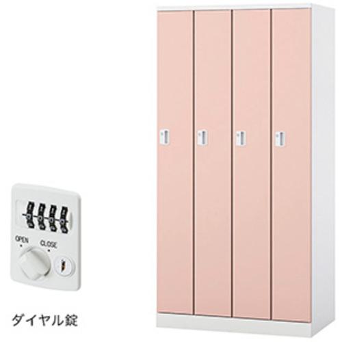 ■NAIKI ロッカー(GL型)〔品番:GL4SDLPI〕【6124146:0】[送料別途見積り][法人・事業所限定][外直送][店頭受取不可]