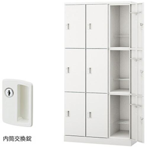 ■NAIKI ロッカー(GL型)〔品番:GL9MCW〕【6124266:0】[送料別途見積り][法人・事業所限定][外直送][店頭受取不可]