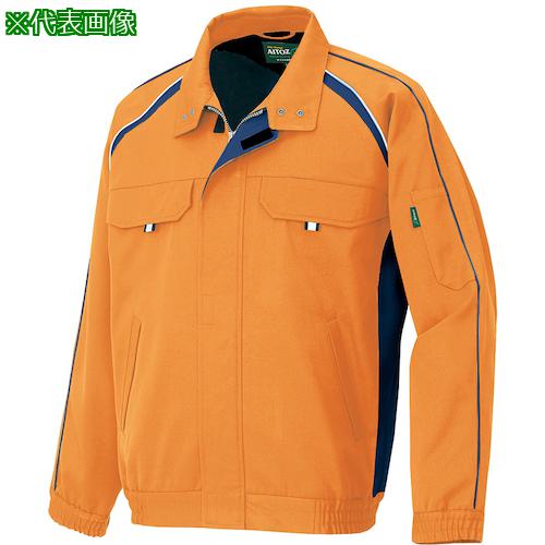 ■アイトス 長袖ブルゾン(男女兼用)AZ1701 オレンジ 3L〔品番:AZ17010633L〕【6145138:0】[送料別途見積り][掲外取寄][店頭受取不可]
