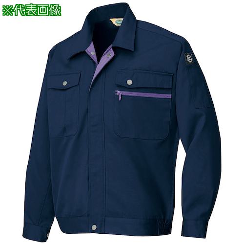 ■アイトス 長袖ブルゾン(男女兼用)AZ6380 ネイビー 6L〔品番:AZ63800086L〕【6145614:0】[送料別途見積り][掲外取寄][店頭受取不可]