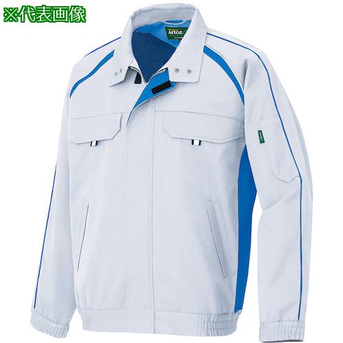 ■アイトス 長袖ブルゾン(男女兼用)AZ1701 シルバーグレー SS〔品番:AZ1701003SS〕【6146169:0】[送料別途見積り][掲外取寄][店頭受取不可]