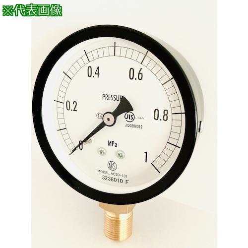 ■長野 普通形圧力計(A/B枠・立形) 75Φ 形番:AC20 6MPa(検査書類4点セット付)〔品番:AC201836MPAID4SET〕【6178062:0】[送料別途見積り][法人・事業所限定][外直送][店頭受取不可]