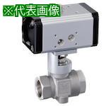 ■Fujikin ステンレス鋼製 空気式自動ボールバルブ 3.92MPa AFMO-40R 複動式W〔品番:AFMO40R14FW〕【6196185:0】[送料別途見積り][法人・事業所限定][外直送][店頭受取不可]