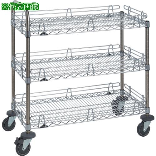 ■ERECTA スーパーシリーズ 落下防止カート I型 ワイヤーシェルフ W1062mmxD460mmxH963mm〔品番:RC1MS1070A〕【6229100:0】[送料別途見積り][法人・事業所限定][外直送][店頭受取不可]