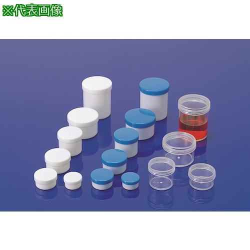 ■テラオカ プラツボ キャップ青 3-17B (100個入)/ 本体 白〔品番:24020434〕【6255726:0】[送料別途見積り][法人・事業所限定][外直送][店頭受取不可]