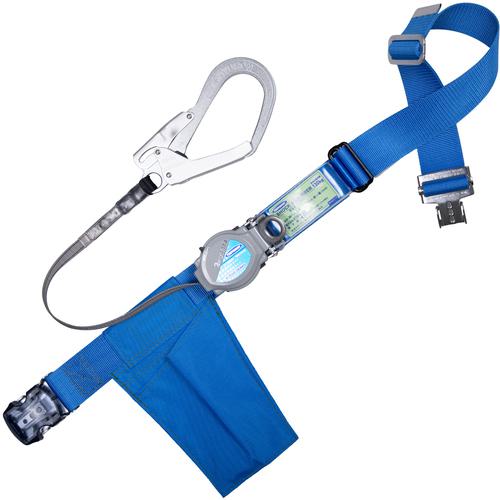 ■TSUYORON 胴ベルト型墜落制止用器具(巻取タイプ)ロック機構付き 2WAYリトラ 青 LLサイズ 幅50MM&times;長さ1600MM 130KG対応型 ワンタッチバックル仕様〔品番:TBTRLOT593BL4LL130KGJANBP〕【6274131:0】[送料別途見積り][法人・事業所限定][掲外取寄][店頭受取不可]｜ホームセンターバロー　店