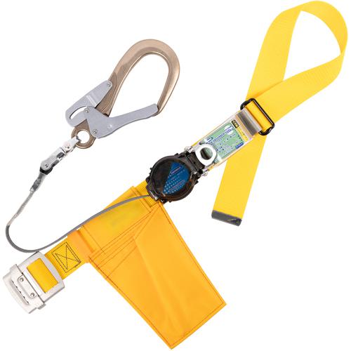 ■TSUYORON 胴ベルト型墜落制止用器具(巻取タイプ)ロック機構付き 2WAYリトライト(上ケース黒) 黄 Lサイズ 幅50MM×長さ1400MM アルミ製フック〔品番:TBTRL590ALSVYBKLJANBP〕【6288324:0】[送料別途見積り][法人・事業所限定][掲外取寄][店頭受取不可] 12,027円