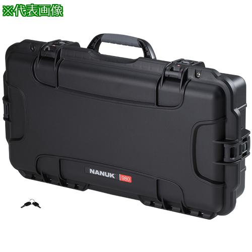 ■タカチ 鍵付防水キャリングケース 内装スポンジフォーム無し〔品番:NKK980B〕【6288931:0】[法人・事業所限定][外直送元][店頭受取不可]
