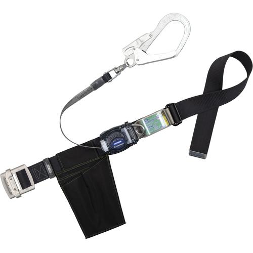 ■TSUYORON 胴ベルト型墜落制止用器具(巻取タイプ)ロック機構なし リトライト 黒 Mサイズ 幅50MM×長さ1200MM〔品番:TBRL593SVBLKMJANBP〕【6289914:0】[送料別途見積り][法人・事業所限定][掲外取寄][店頭受取不可]