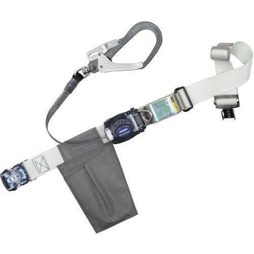 ■TSUYORON 胴ベルト型墜落制止用器具(巻取タイプ)ロック機構なし リトライト 白 Mサイズ 幅50MM&times;長さ1200MM ワンタッチバックル仕様〔品番:TBRLOT593KWMJANBP〕【6291408:0】[送料別途見積り][法人・事業所限定][掲外取寄][店頭受取不可]｜ホームセンターバロー　店