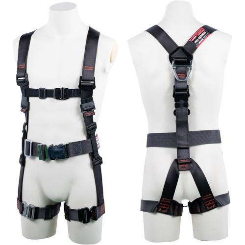 ■TSUYORON 飛燕ハーネス ハーネス本体のみ 胴ベルト付き(ワンタッチバックル) ダークグレー Lサイズ〔品番:TH506OTDGSOTNLJANBX〕【6291409:0】[送料別途見積り][法人・事業所限定][掲外取寄][店頭受取不可]｜ホームセンターバロー　店