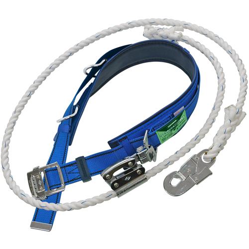 ■TSUYORON ワークポジショニング用器具 柱上安全帯 FCー21 青 Lサイズ ロープ下側通過タイプ〔品番:WPFC21BL5LJANBP〕【6292996:0】[送料別途見積り][法人・事業所限定][掲外取寄][店頭受取不可]
