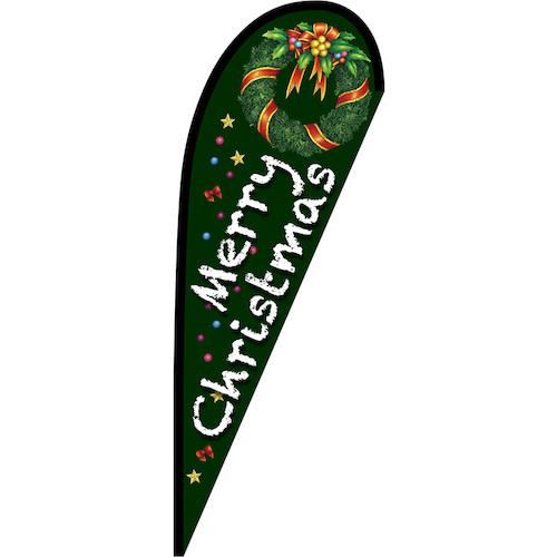 ■グリーンクロス のぼり Pバナー中 Merry Christmas リース 緑 No.69601 W1000&times;H2800〔品番:6300048845〕【6295827:0】[送料別途見積り][法人・事業所限定][外直送][店頭受取不可]｜ホームセンターバロー　店